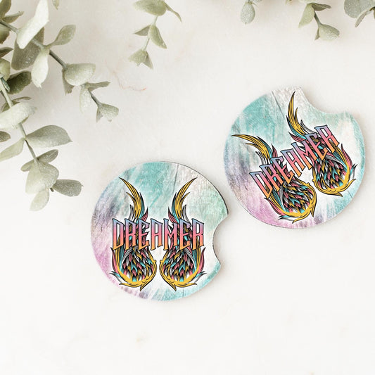 Set of 2 Car Coasters- Dreamer