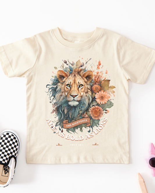 Bold as a Lion TODDLER - DTF Printed Tee