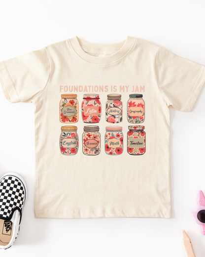 Foundations is my Jam TODDLER - DTF Printed Tee