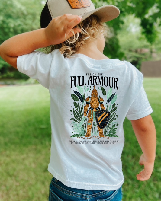 Full Armour back design TODDLER - DTF Printed Tee