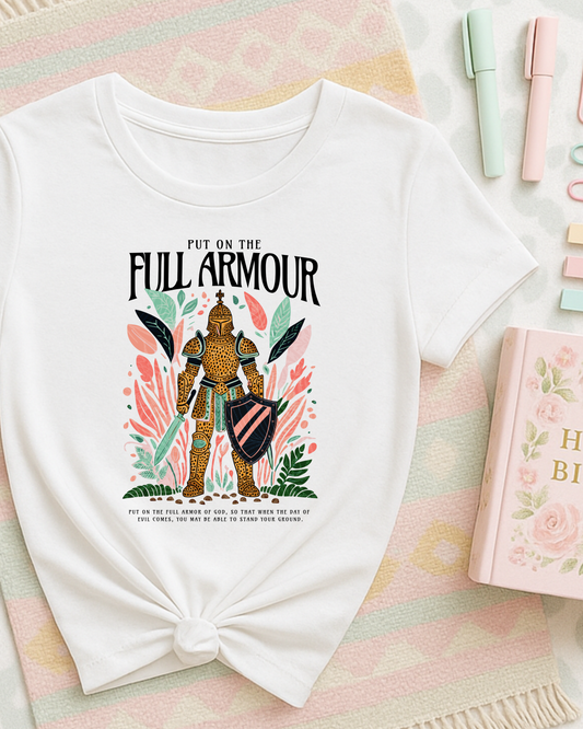 Full Armour front design TODDLER - DTF Printed Tee