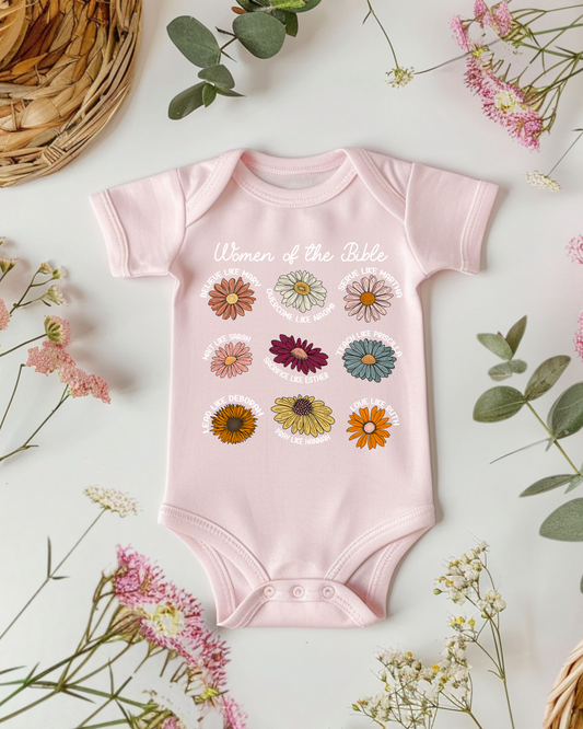 Woman of the Bible BABY - DTF Printed Crawler
