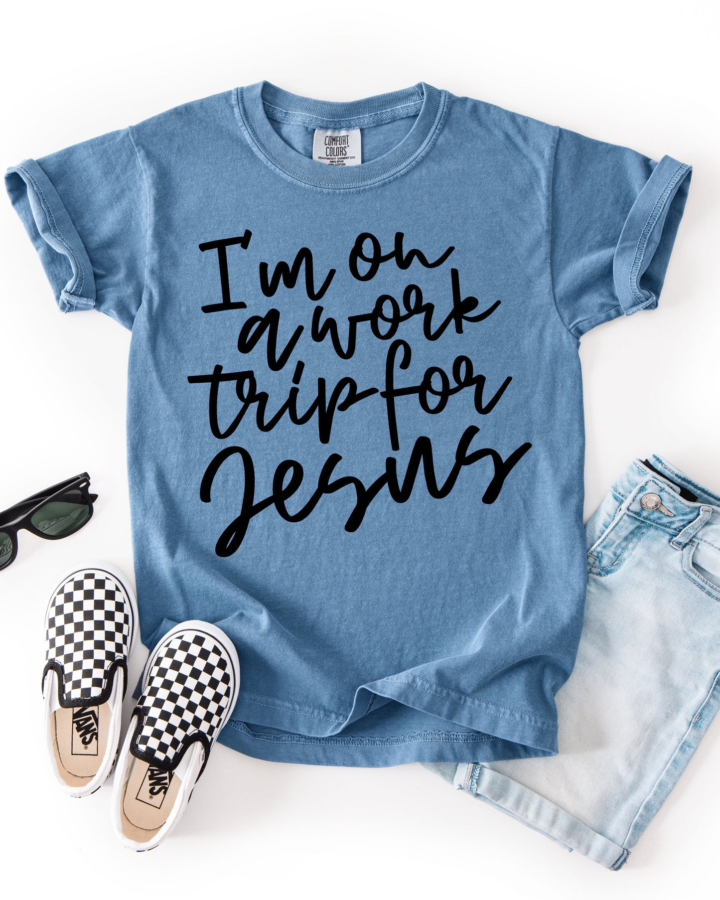 Work trip for Jesus YOUTH - DTF Printed Graphic Tee